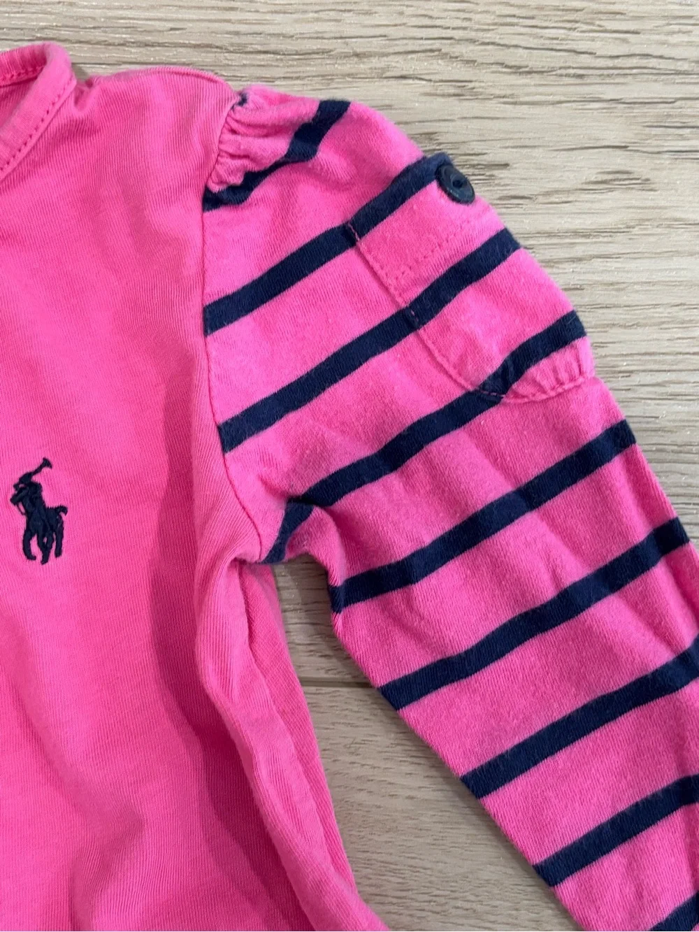 Ralph Lauren Pink and Navy Stripe 2-piece Set